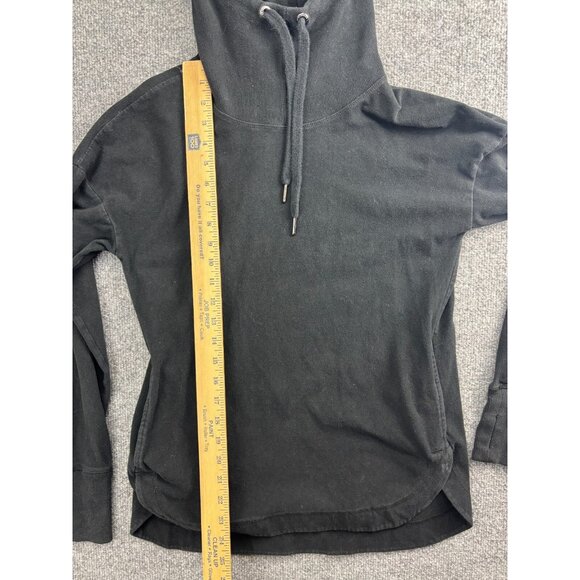 Sweaty Betty Hoodie Women's Small Black Pullover Sweatshirt Pockets High Neck - Picture 3 of 7